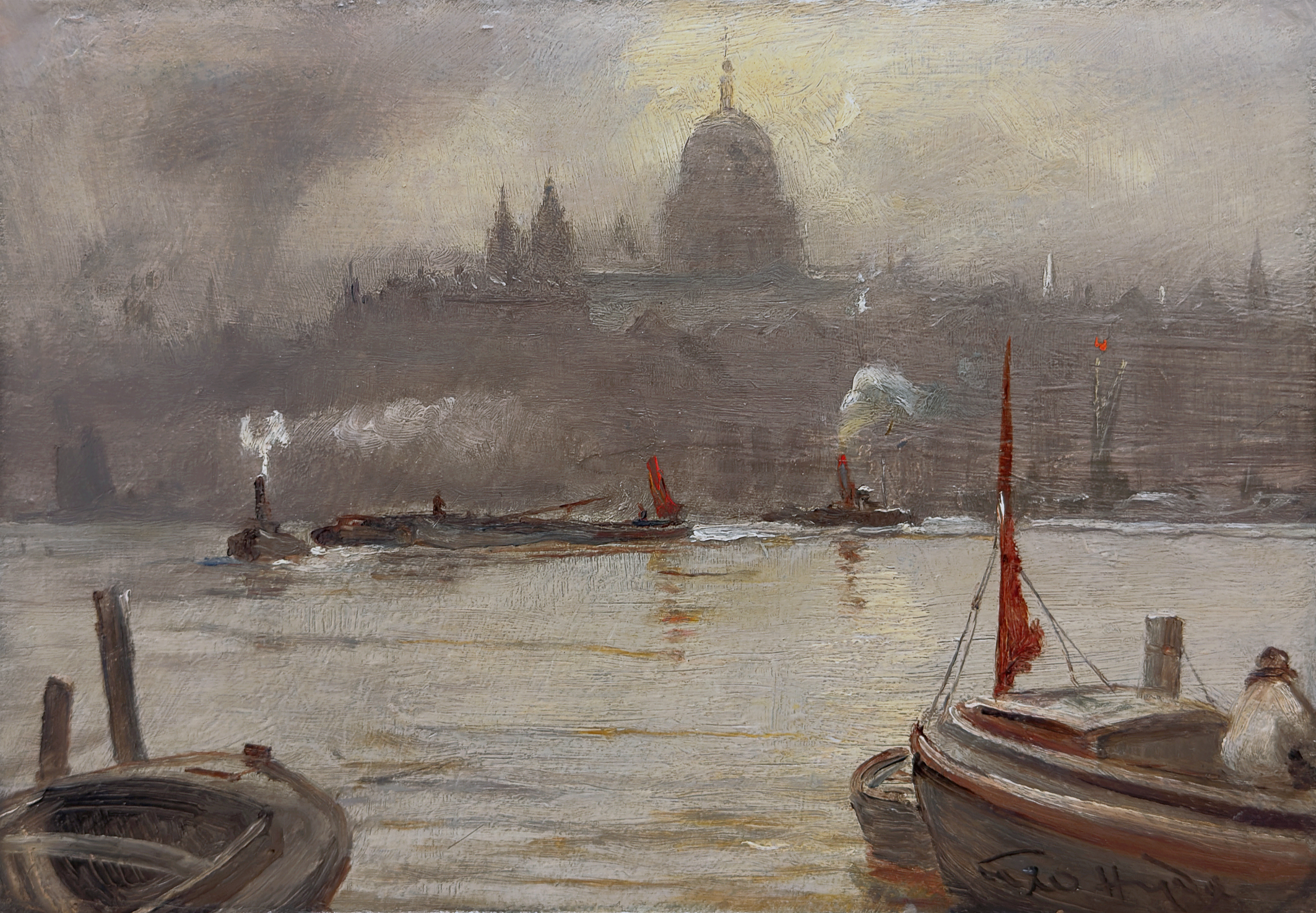 St Paul’s from Bankside  (one of 2)